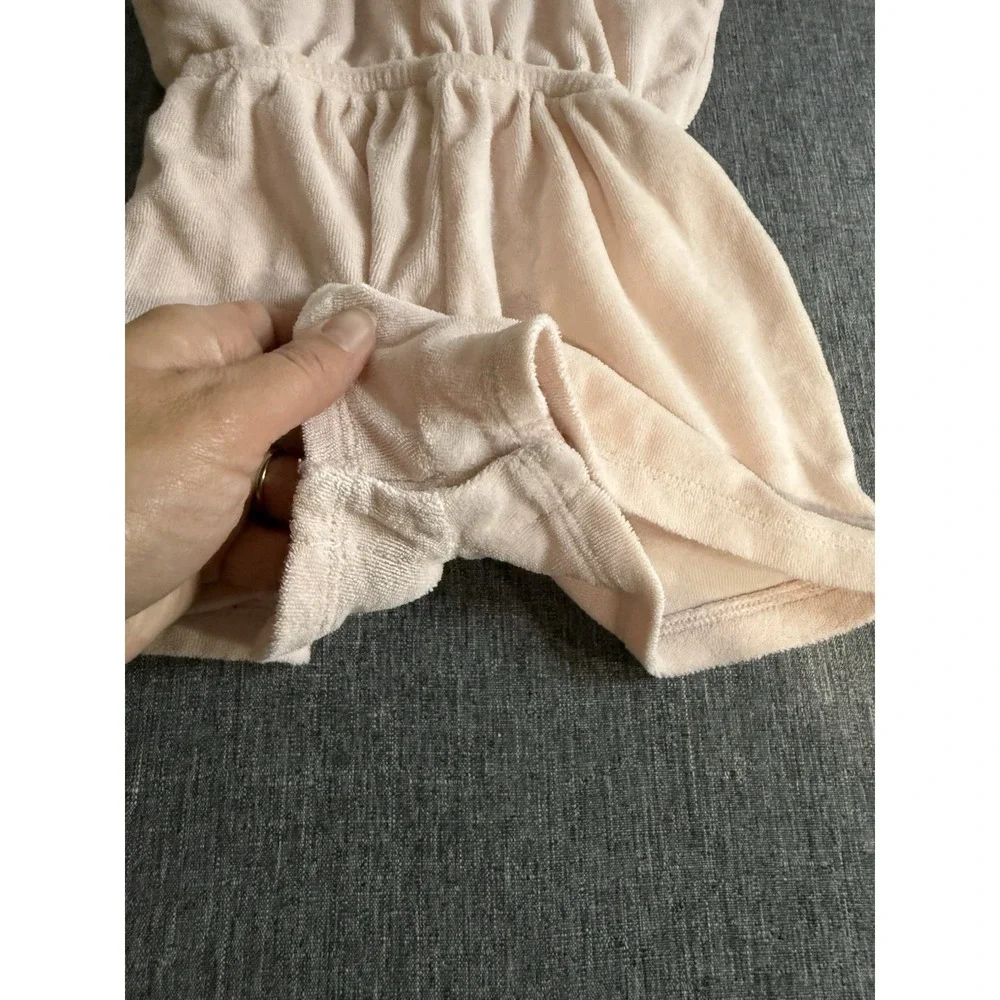 GAP Kids Girls Unicorn Terrycloth Hooded Romper Light Pink Sz 2T